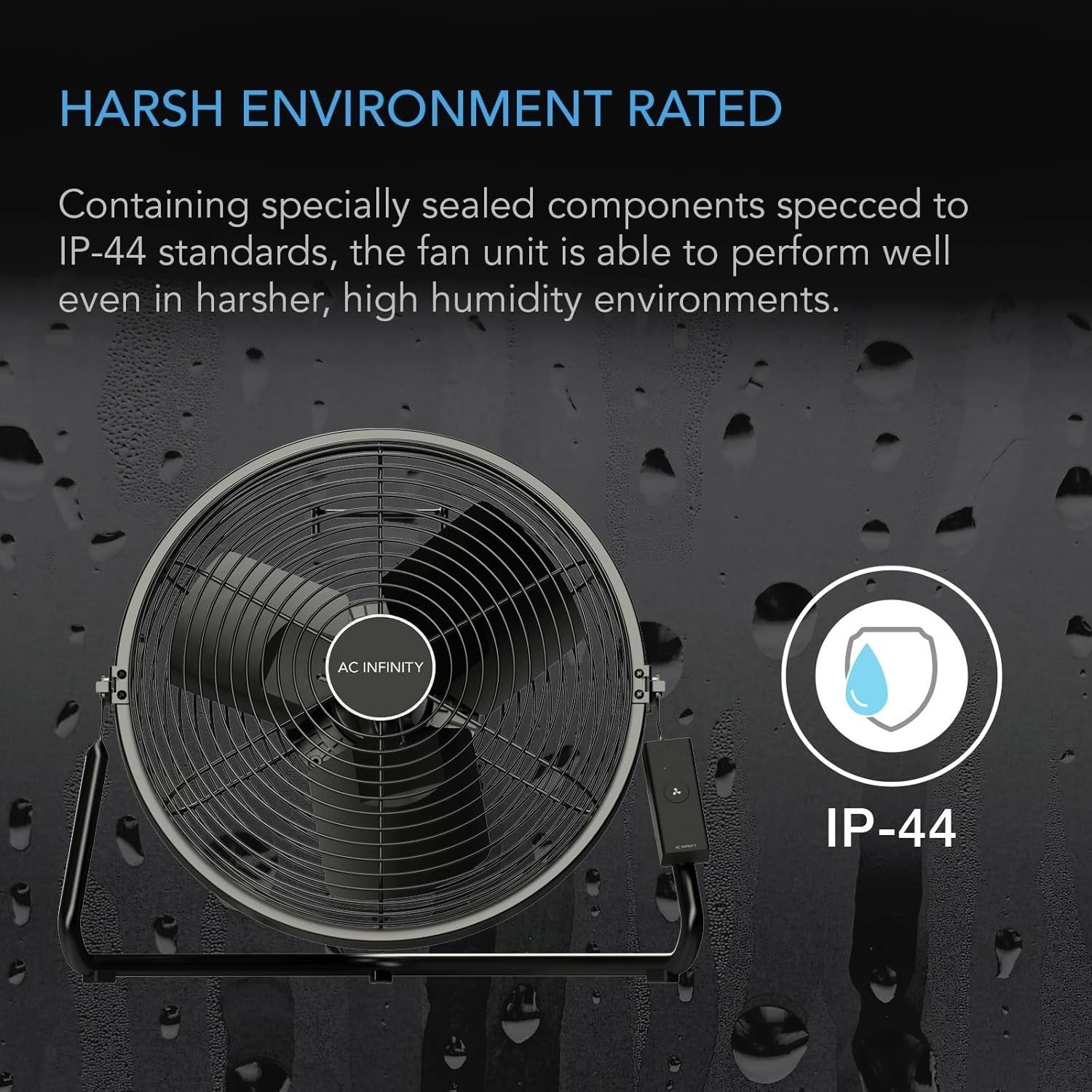 12" Industrial Wall Fan 10-Speed Remote Control Quiet 100W Air Circulation Black