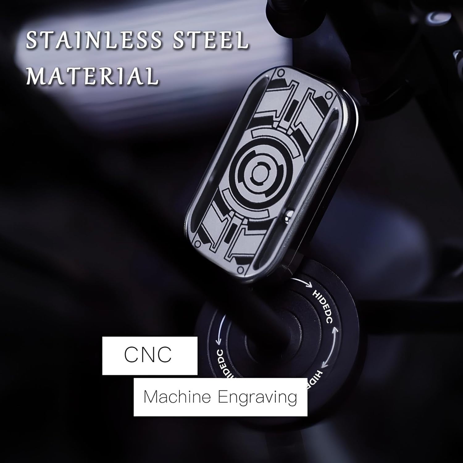 Stainless Steel Magnetic Fidget Slider Clicker ASMR Focus EDC