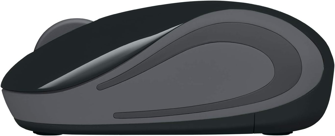 Mini Wireless Mouse USB Portable Pocket Laptop Travel Black