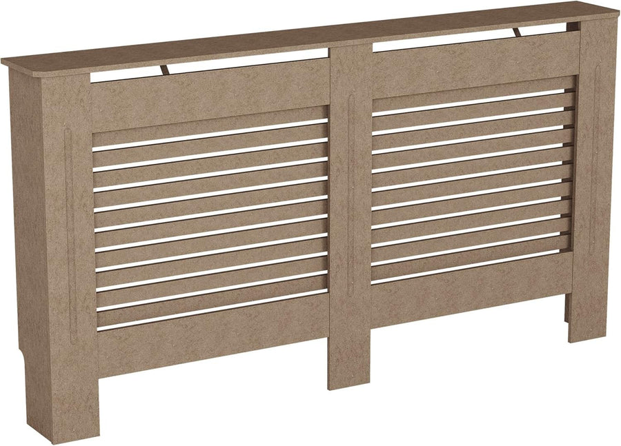 Large Unfinished Radiator Cover MDF Modern Grill Customisable Heat Efficient