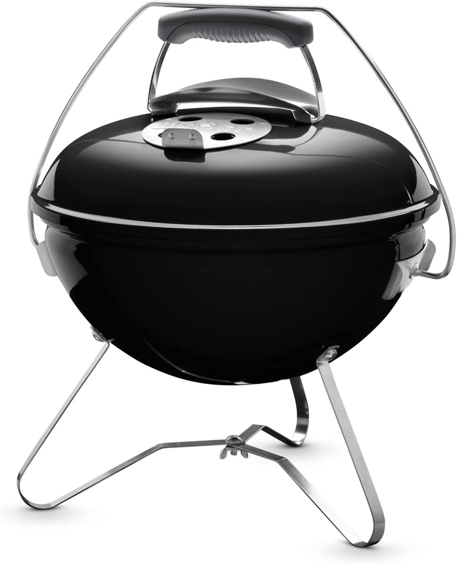 Portable Charcoal BBQ Grill 37cm with Tuck-N-Carry Handle – Outdoor Camping