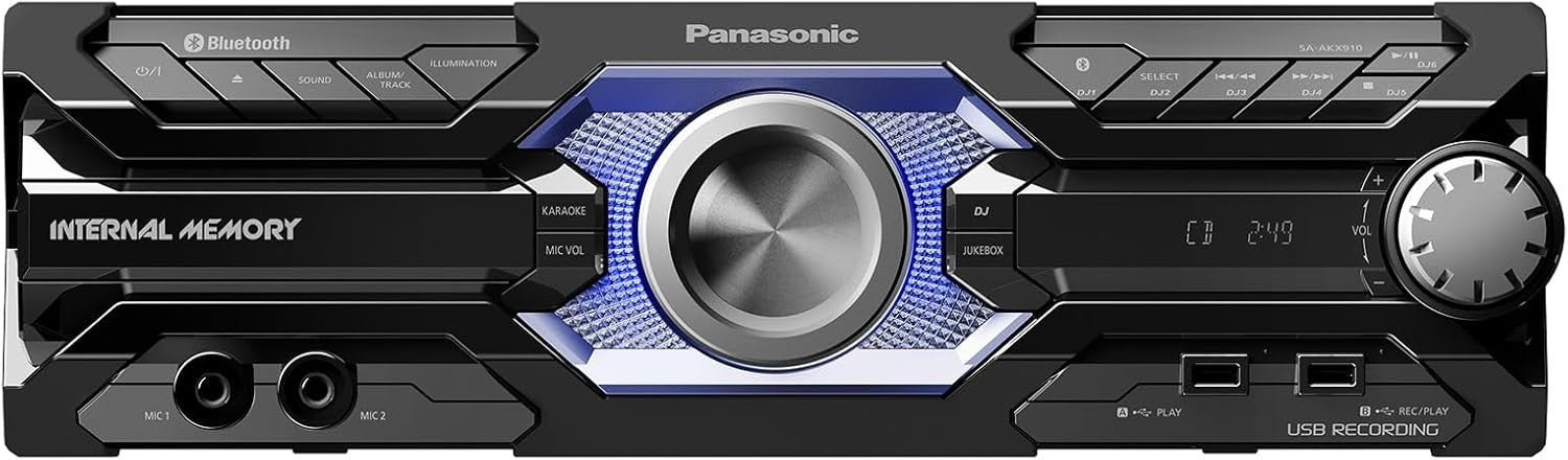 2000W Bluetooth Hi-Fi Speaker System Wireless Mega Bass Karaoke 3-Way Audio