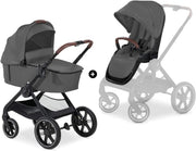 Walk N Care 2-in-1 Pram & Pushchair Dark Grey Lightweight Foldable Stroller