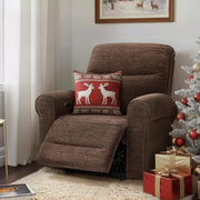 Wall Hugger Recliner Chair Small Space RV Compact Electric USB Fabric Medium