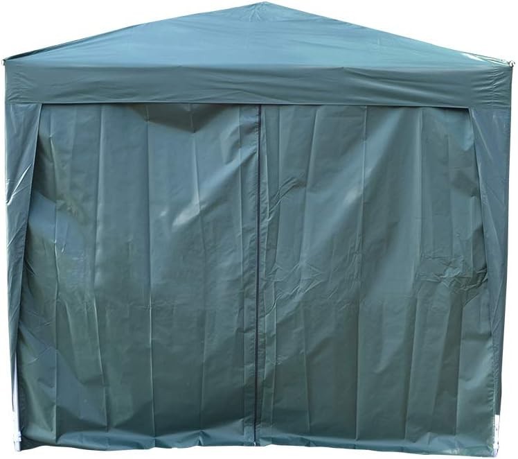 2.5x2.5m Green Waterproof Pop-Up Garden Gazebo Party Tent with Sides