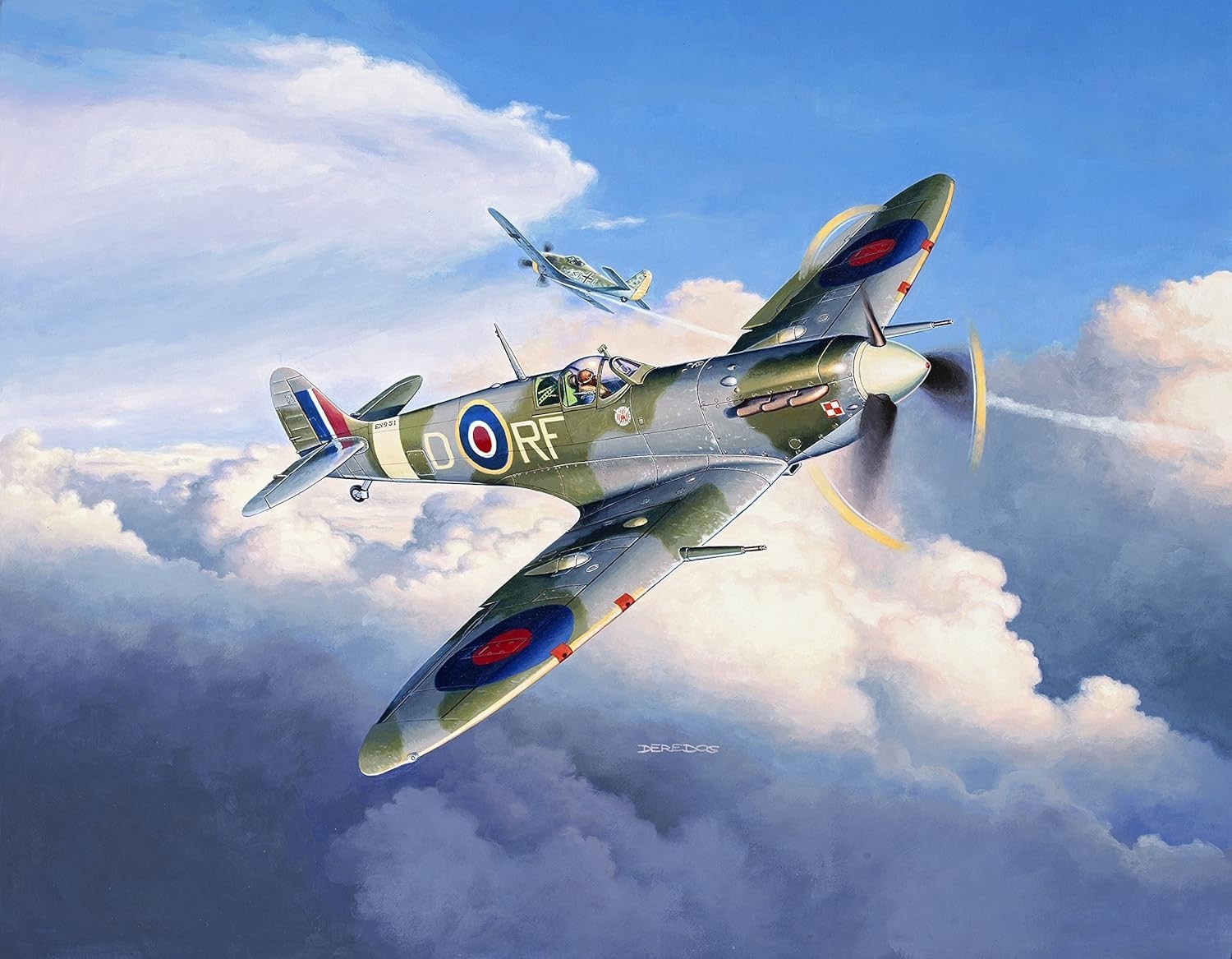 Supermarine Spitfire Mk.Vb 1:72 Scale Plastic Model Kit Military Aircraft