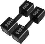 Adjustable Dumbbells Set 2.8–10kg Quick Change Non Slip Home Weights