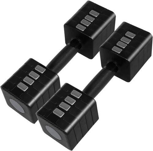 Adjustable Dumbbells Set 2.8–10kg Quick Change Non Slip Home Weights