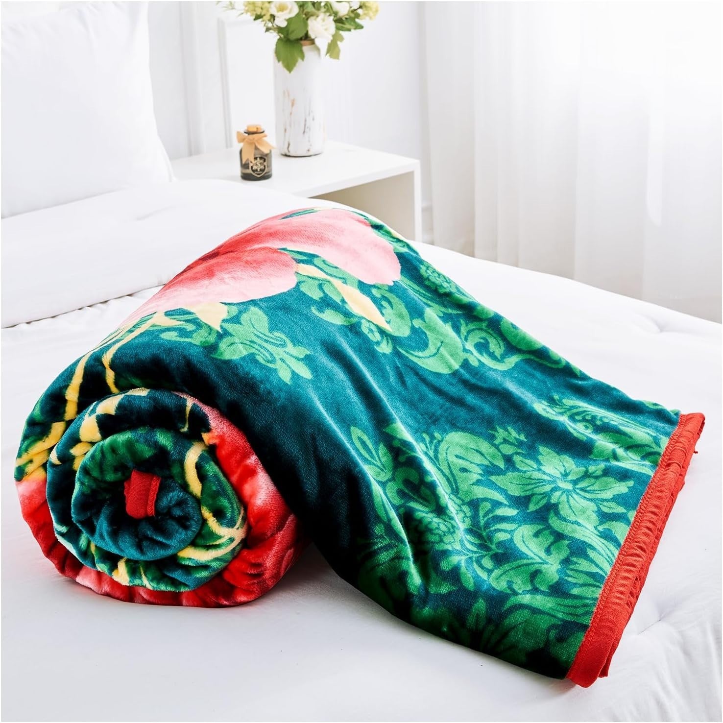 Royal Roses 4kg Weighted Blanket 200x240 cm for Stress & Anxiety Relief