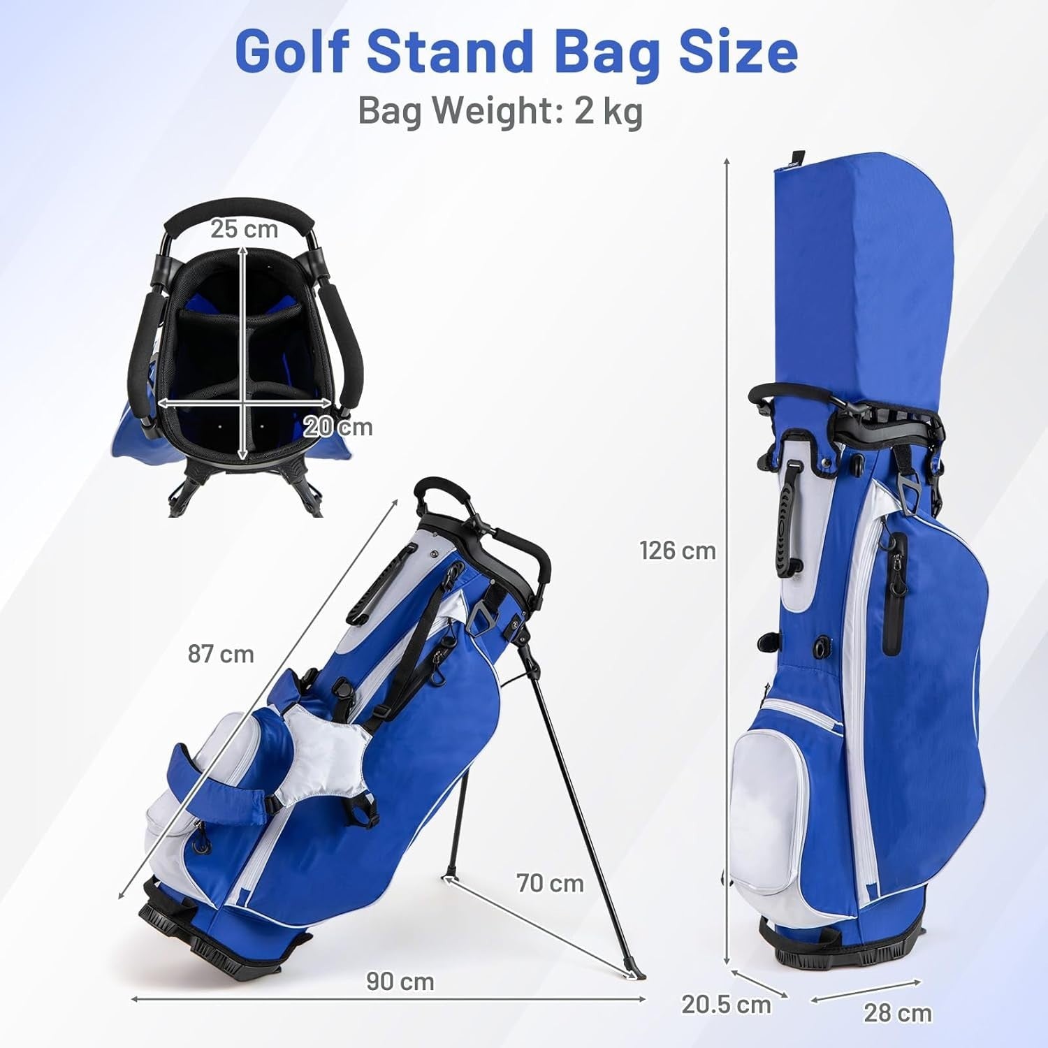 Right Hand Golf Club Package 12pc 460cc Driver Fairway Hybrid Irons Bag