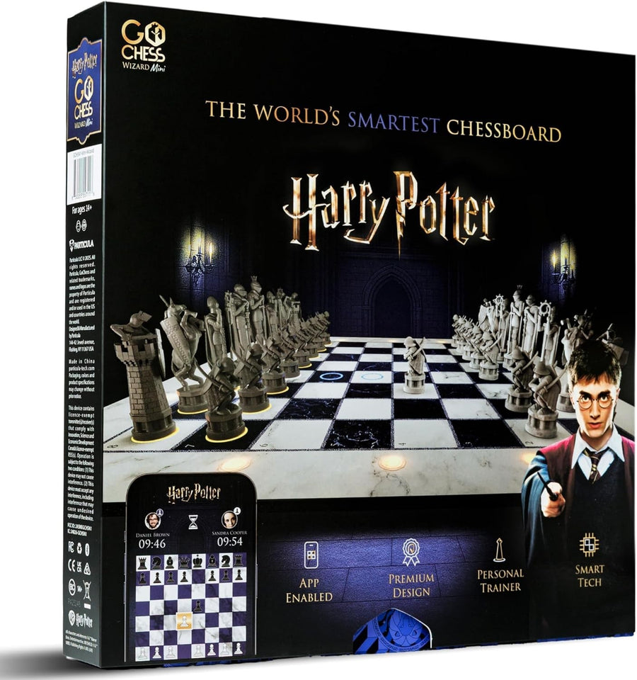 Light-Up Electronic Wizard Chess Set | Smart AI Board Game | Adults & Kids Gift