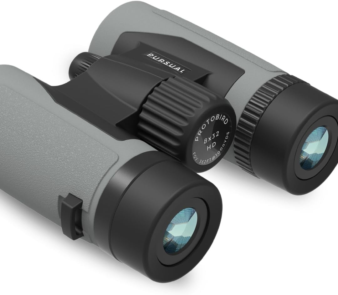 8x32 Compact Waterproof Binoculars High Power HD Wide View for Hiking Bird Watch
