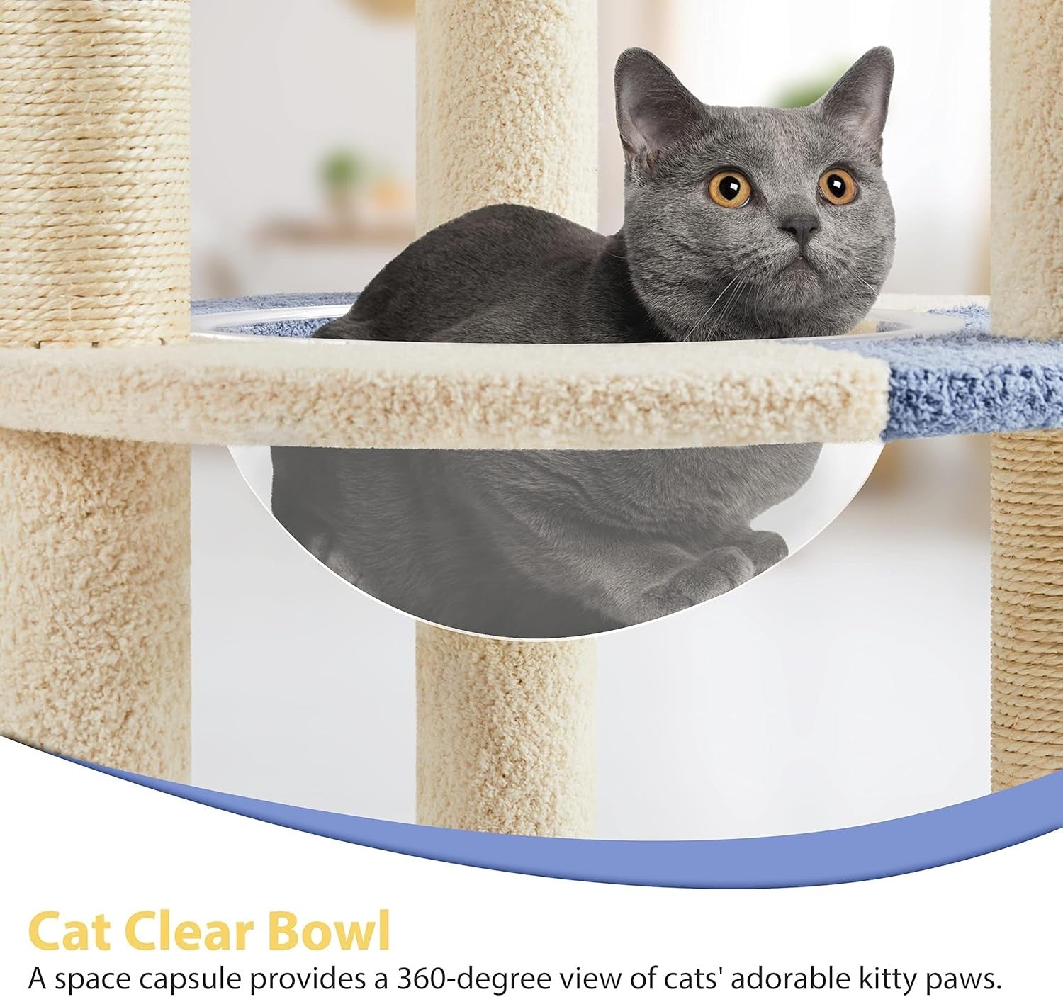 90cm Cat Tree Tower with Perches Scratching Posts Indoor Cats Condo
