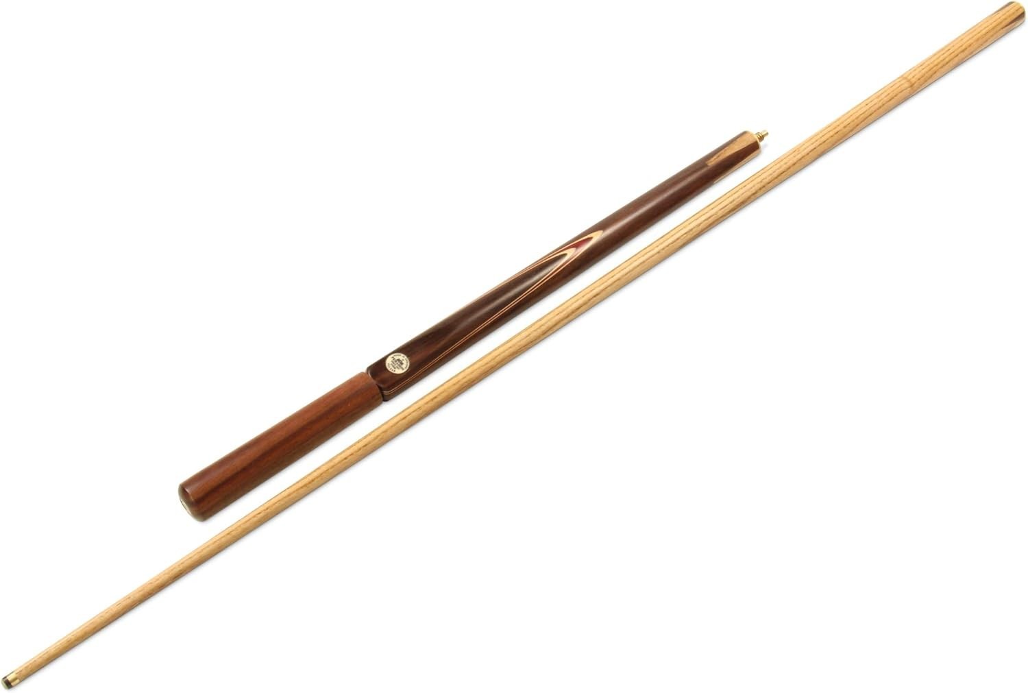 57” English Pool Cue 3/4 Joint Ash Shaft 8.5mm Tip Mini Extension