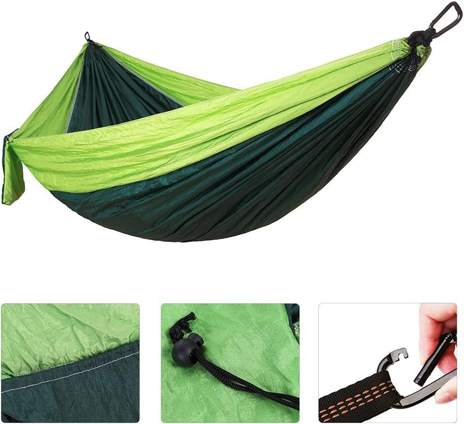 Camping Hammock with Tree Straps – Portable Travel Hammock for Outdoor, 300kg