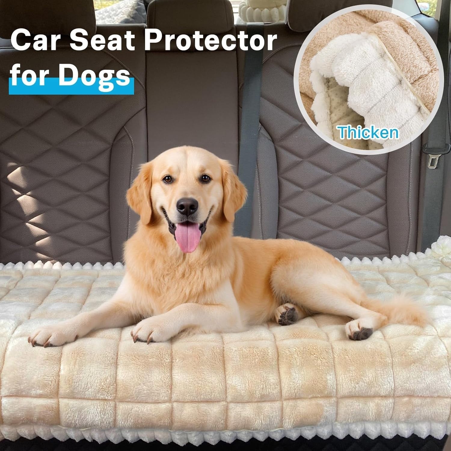 Dog Car Back Seat Bed Mat Non Slip Travel Pet Cover 138x63cm