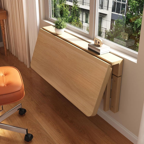 Foldable Wall Desk Space Saving Table for Kitchen Bedroom Home Office