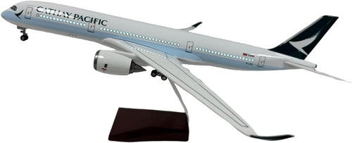 Large Scale Model Plane w/ Voice-Activated Lights & Stand | Aviation Gift
