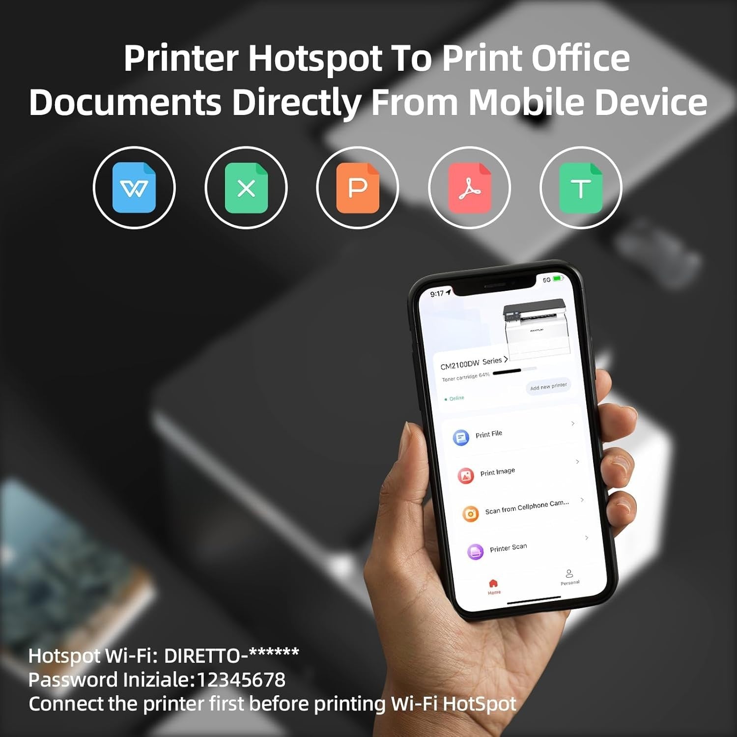 White Colour Laser Printer A4 20ppm 3-in-1 Auto Duplex WiFi USB
