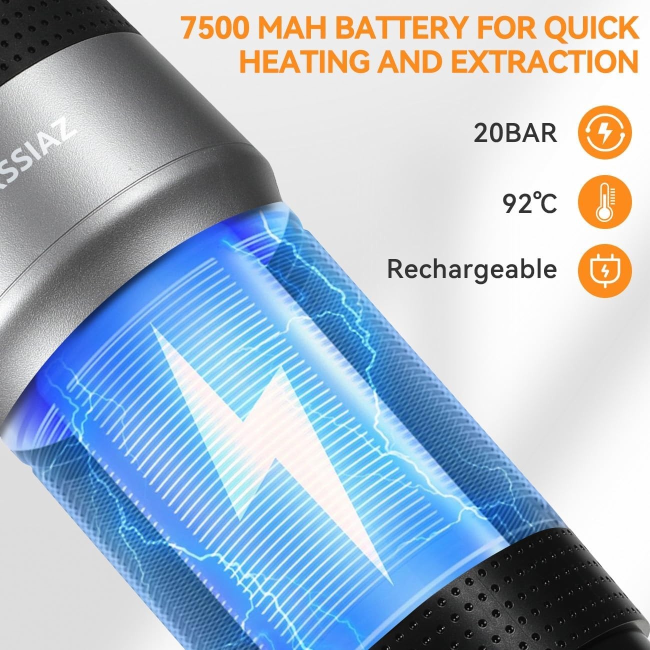 Portable 20Bar Mini Espresso Maker Self-Heating USB-C Travel Coffee Machine