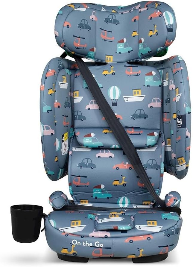 Foldable ISOFIX Child Car Seat 76–150cm Portable Travel Lightweight