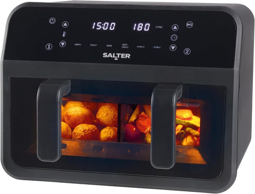 Dual View Air Fryer 7L | Divider Tray, Window, 6-in-1 Functions LED Touch, 2300w