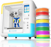 Kids AI 3D Printer WiFi Silent Enclosed Toy Library 8 PLA Kit