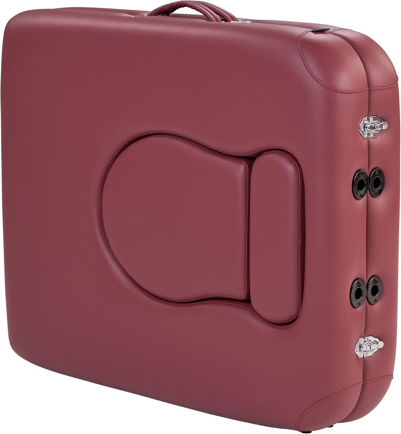 76cm Pregnancy Massage Table w/ Belly Hole | Eva Pro Portable Spa Bed Burgundy
