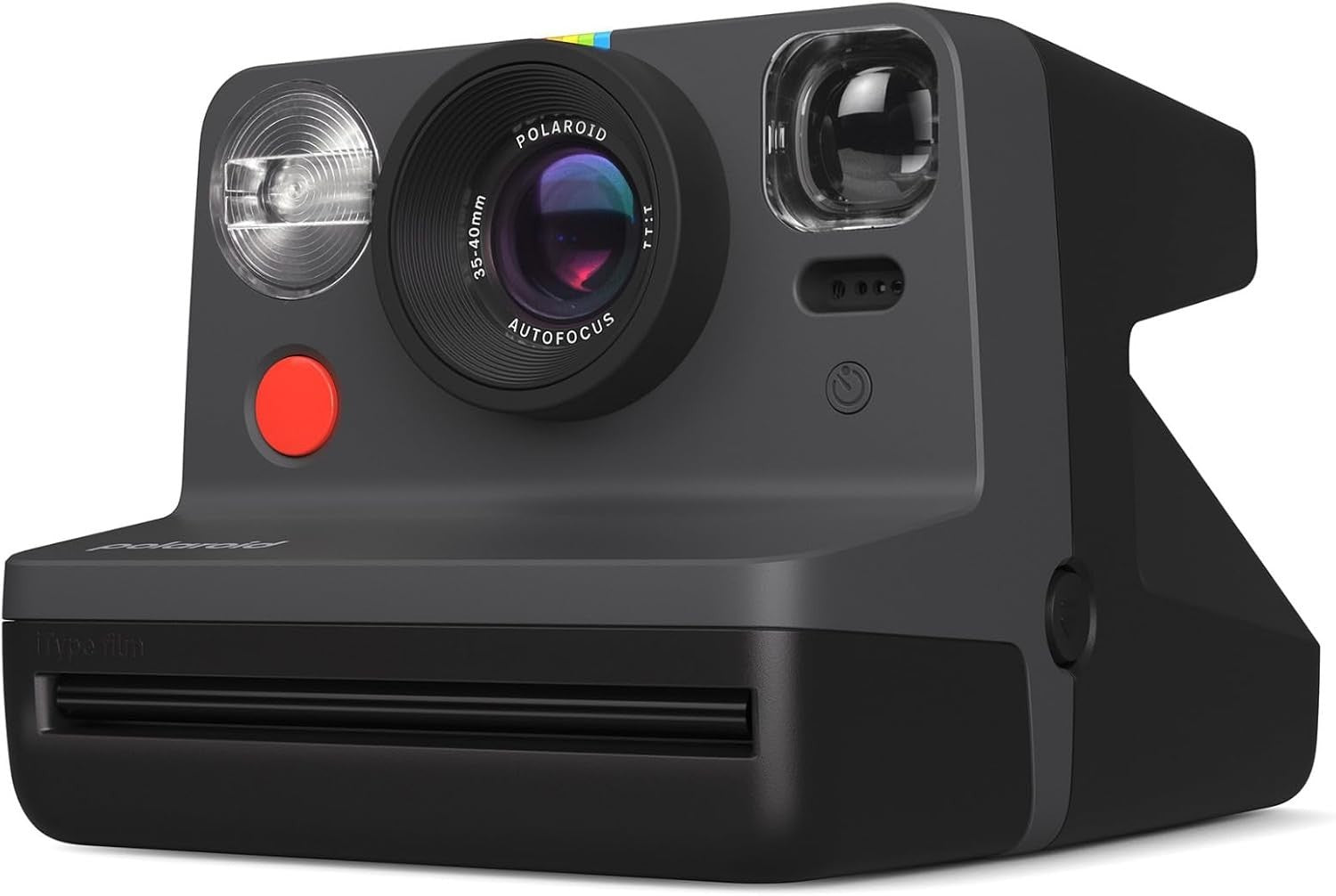 Instant Camera Film Bundle Black USB-C Rechargeable 16 Photos Included