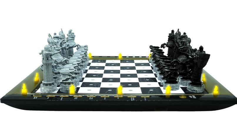 Electronic Chess Set with Light & Sound | 64 Difficulty Levels | Tactile