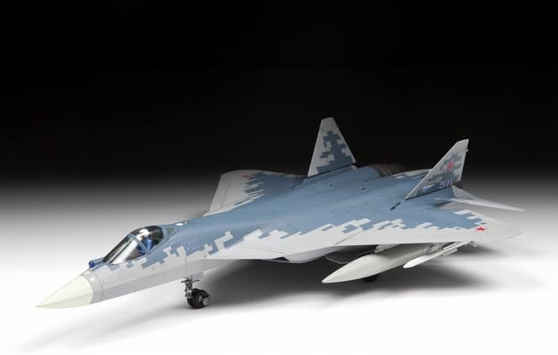 1:72 Sukhoi SU-57 Fighter Jet Model Kit – Beginner-Friendly, Detailed Build