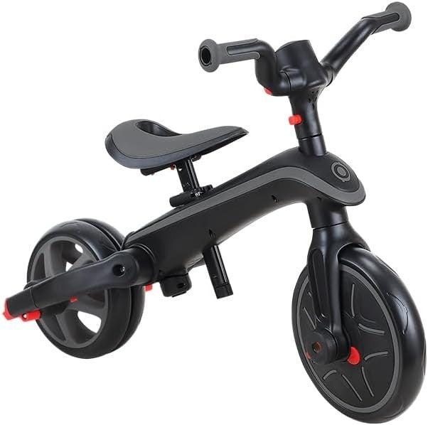 4 in 1 Foldable Trike Balance Bike Kids Ride On Canopy Black 1-5Y