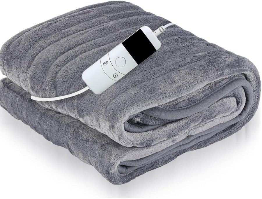 Electric Heated Throw Blanket 120x160cm 10 Heat Auto Shut Off Washable