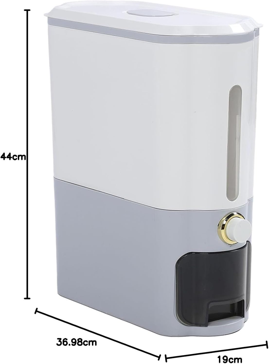 11KG Airtight Rice Dispenser Press Sealed Grain Storage Container