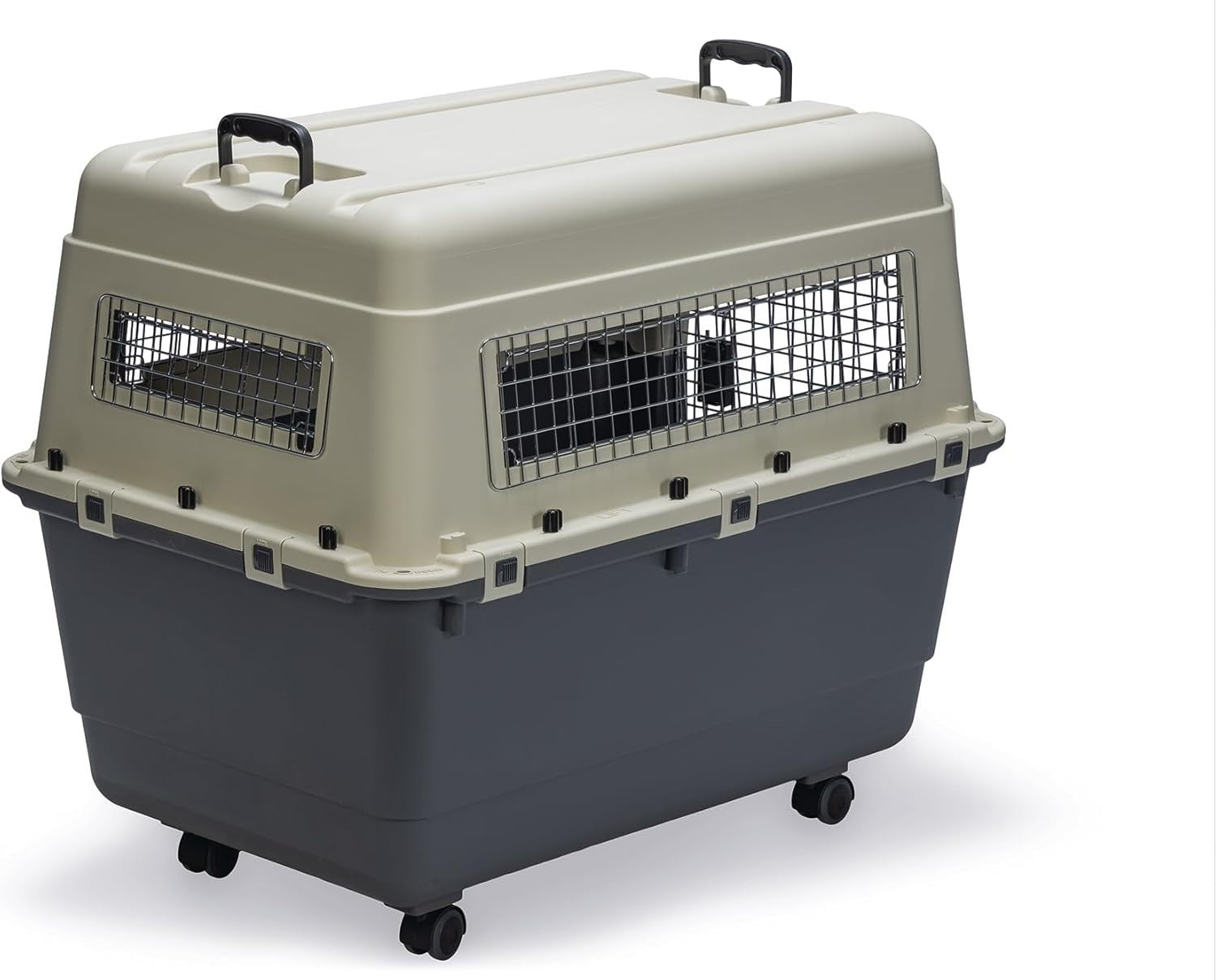 Lockable Durable Large Dog Travel Crate IATA Approved 91x60x74cm