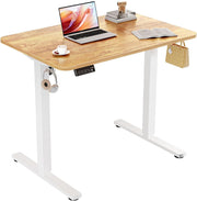 Electric Standing Desk Height Adjustable Sit Stand Home Table 90x60cm