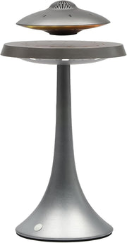Magnetic Levitating Bluetooth Speaker Grey, Floating LED UFO 5W Stereo