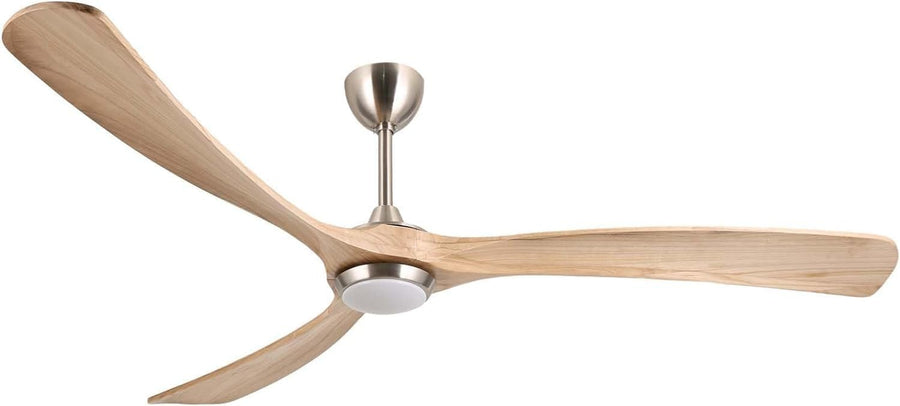 Ovlaim 183CM Smart WiFi Ceiling Fan with Light, 3 Wood Blades, Remote