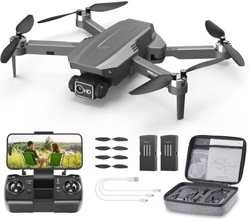4K GPS Camera Drone Foldable Brushless Motor 50Min Flight Follow Me Quadcopter
