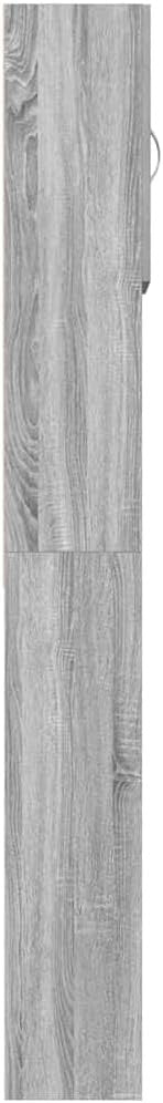 Tall Washing Machine Cabinet Grey Over-Toilet Laundry Storage Unit 64×24×190cm