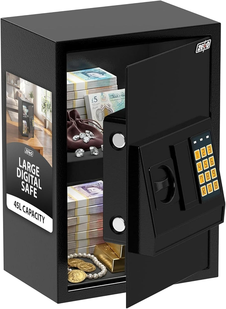 45L Digital Fireproof Safe Box Electronic Keypad Security Safe