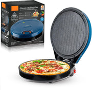 Electric Pizza & Calzone Maker 1800W | Double-Sided Non-Stick Pan, Easy Clean, F