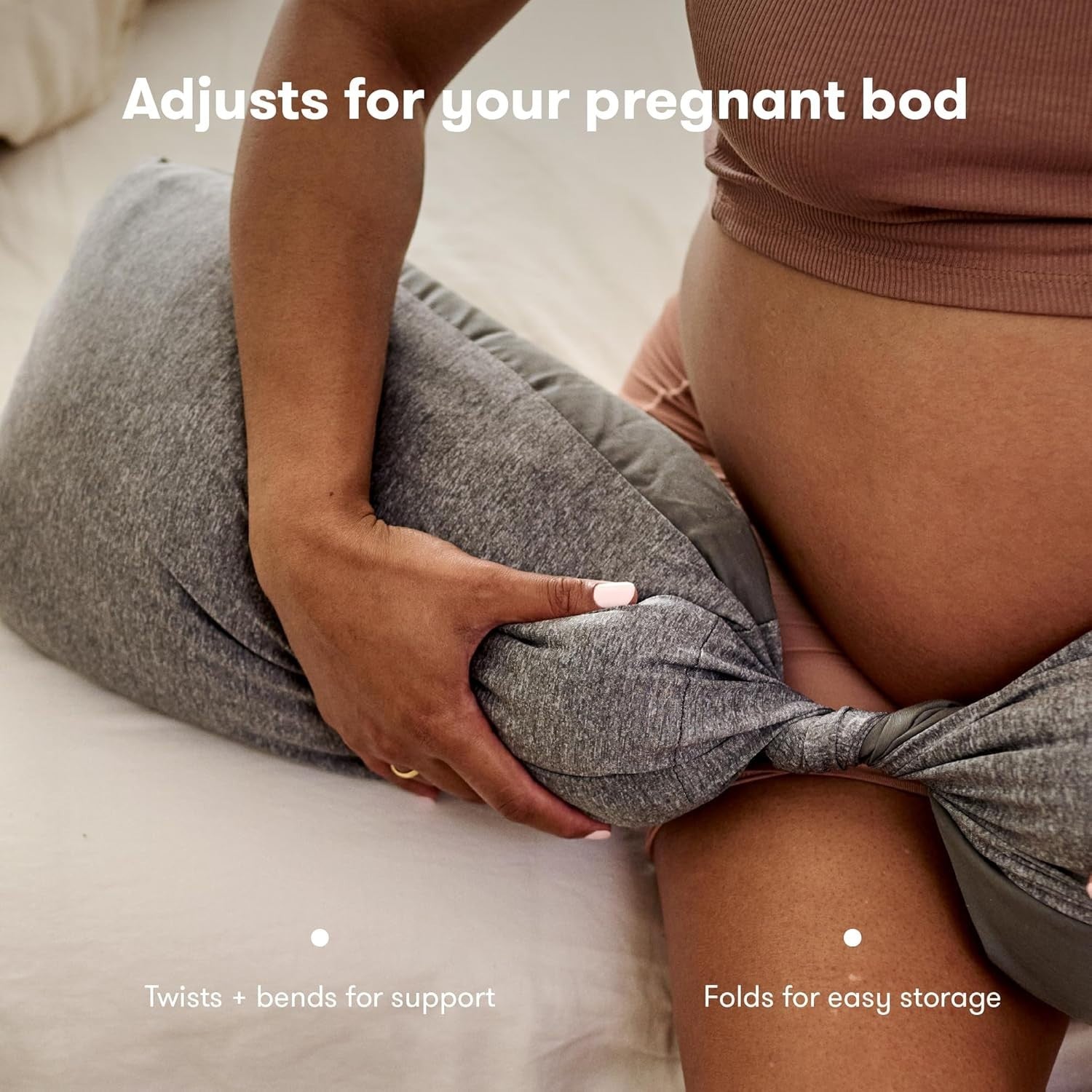 Pregnancy Pillow Cooling Adjustable Maternity Belly Back Leg Support