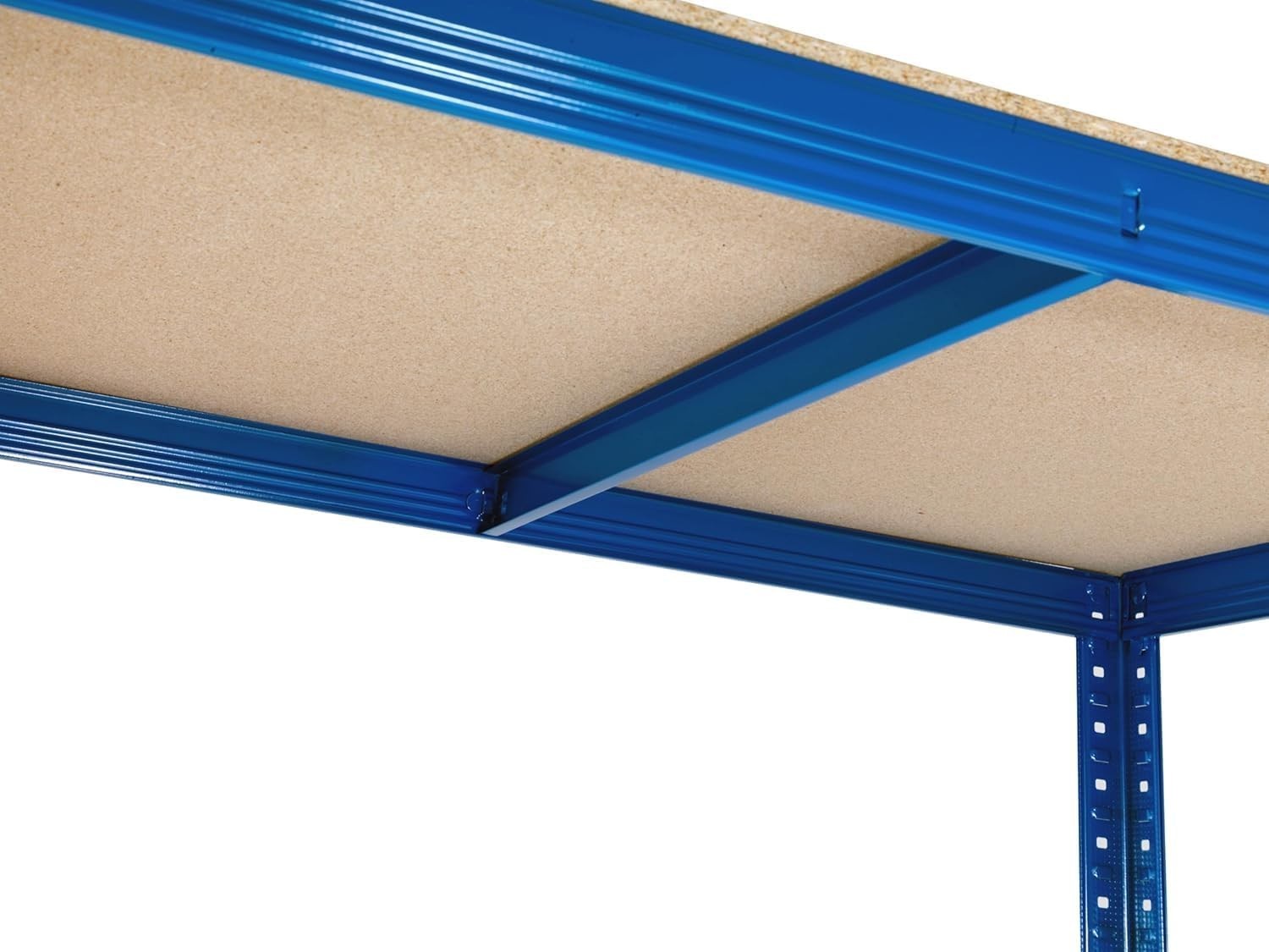 Garage Storage Kit with 2 Shelving Bays & Heavy Duty Workbench 265kg Shelves