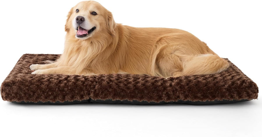 XL Dog Crate Mattress 119x74x9cm Washable Plush Non Slip