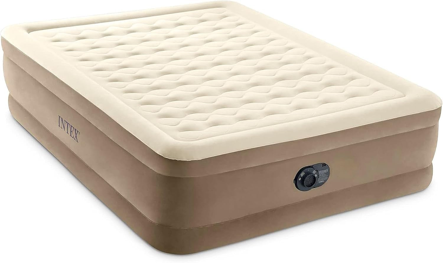 Luxury 18" Queen Air Mattress – Built-In Pump, Plush Comfort, Fiber-Tech