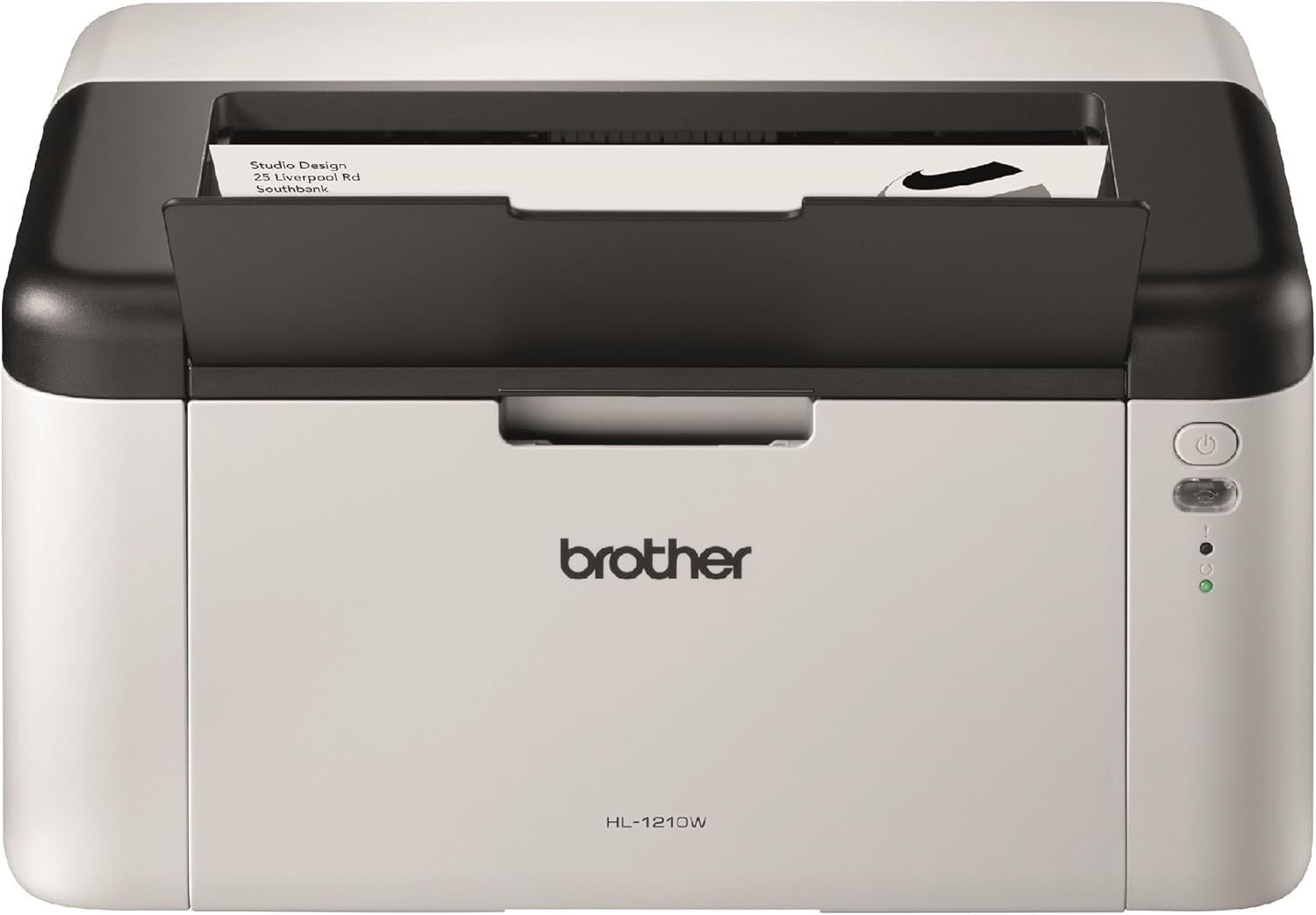 Wireless Mono Laser Printer Compact A4 Home & Office Printer White