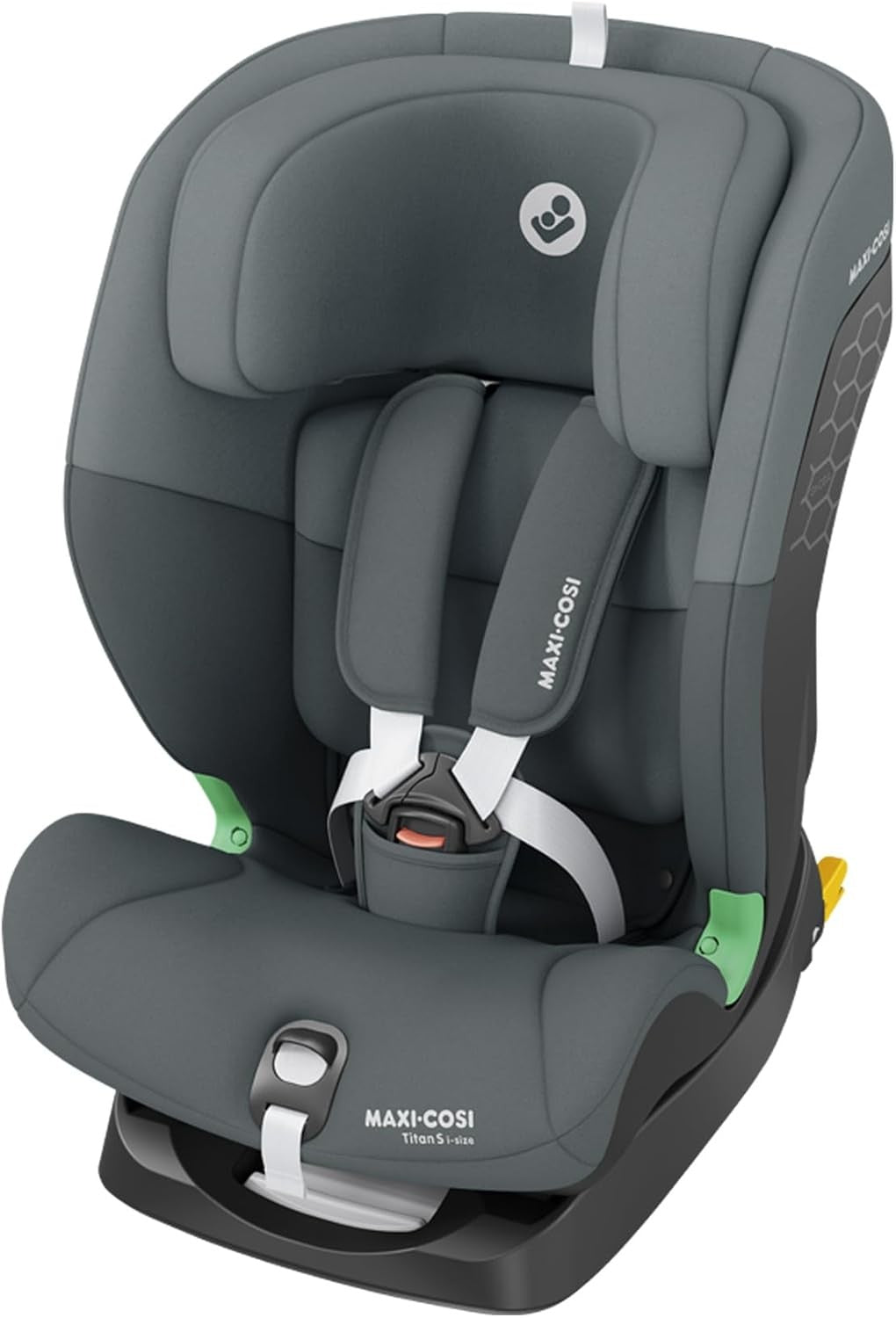 ISOFIX i-Size Child Car Seat 15m–12Y 76–150cm Recline 5-Point Graphite