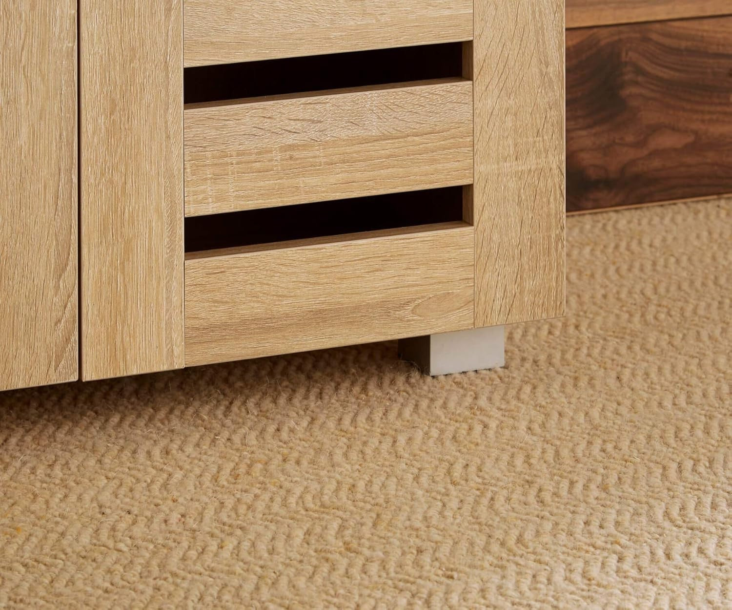 2-Door Wooden Shoe Cabinet with 5 Shelves, 60x33x87 cm Oak