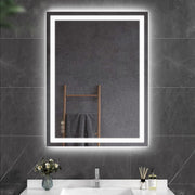 LED Bathroom Mirror 50x70cm Wall Mount Dimmable Light Demister IP44